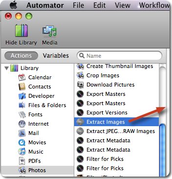 New Automator Action