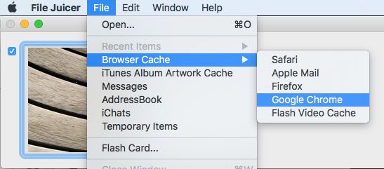 how to do a clear cache google chrome mac