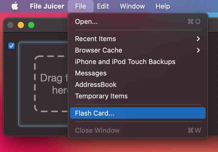 Recover images form Flash card on macOS