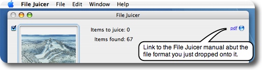 File Juicer Format link